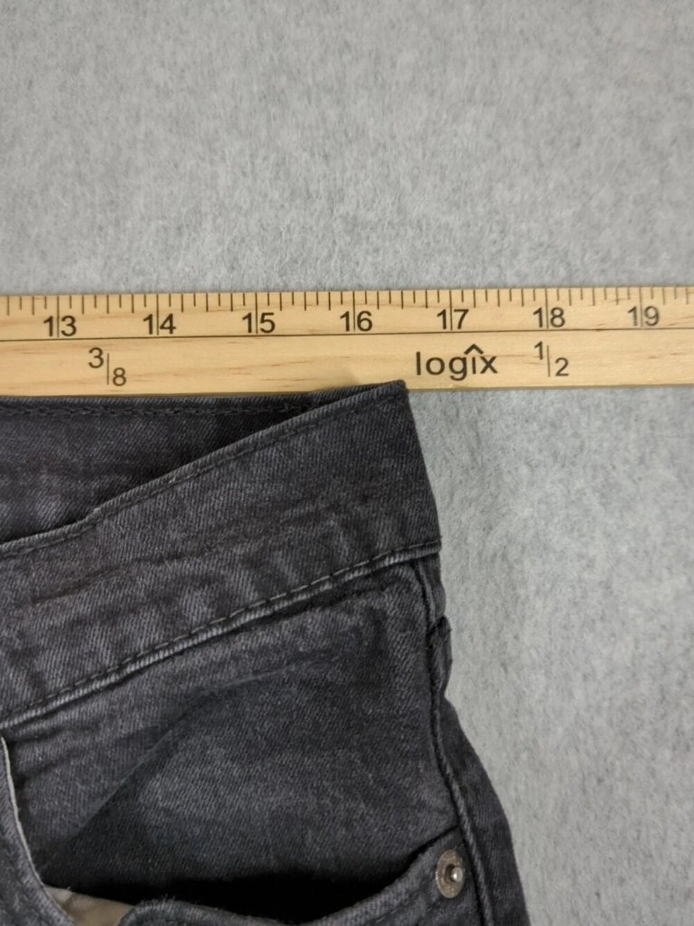 Levi's 541 Jeans Mens 33x32 (Actual 33x30) Black Denim Athletic Fit Straight Leg - Picture 4 of 9